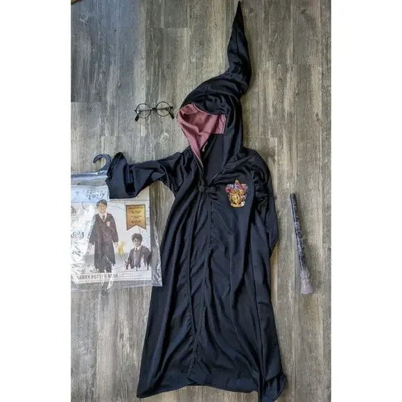 Harry Potter Child's Size S (4-6) Halloween Costume Complete Outfit With Extras - Picture 2 of 13